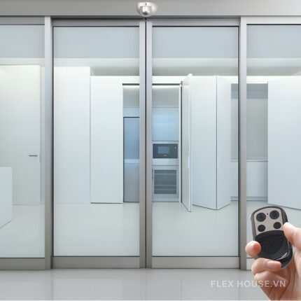 Phụ kiện cửa lùa tự động tải nặng remote mã nhảy HH200A