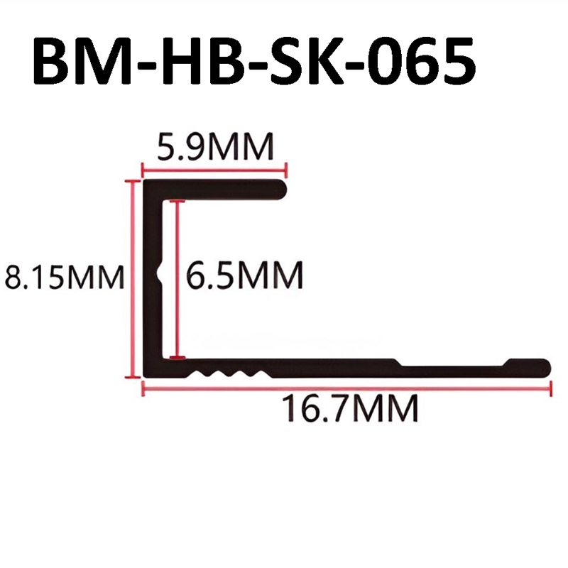 Nẹp kết thúc ốp tường hợp kim nhôm BM-HB-SK-065 4 Nẹp kết thúc ốp tường hợp kim nhôm BM-HB-SK-065 9