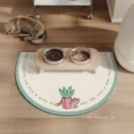 Tấm thảm lót sàn lót bát ăn cho chó mèo XF9727.07