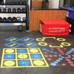 Thảm cao su in hoa văn chức năng phòng gym GV88