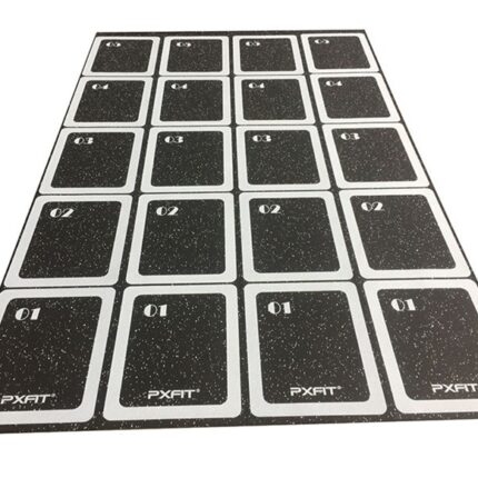 Thảm cao su phòng gym trong nhà in UV chống trượt GV92