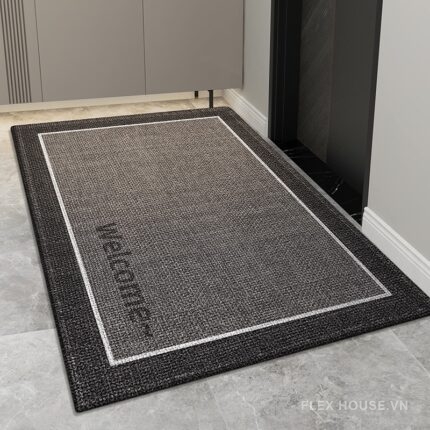 Thảm chào mừng cửa ra vào polyester dệt vòng XF8980.01