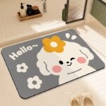 Thảm chống trượt nhà tắm các bạn thú Hello XF1645.03