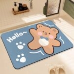Thảm chống trượt nhà tắm các bạn thú Hello XF1645.04