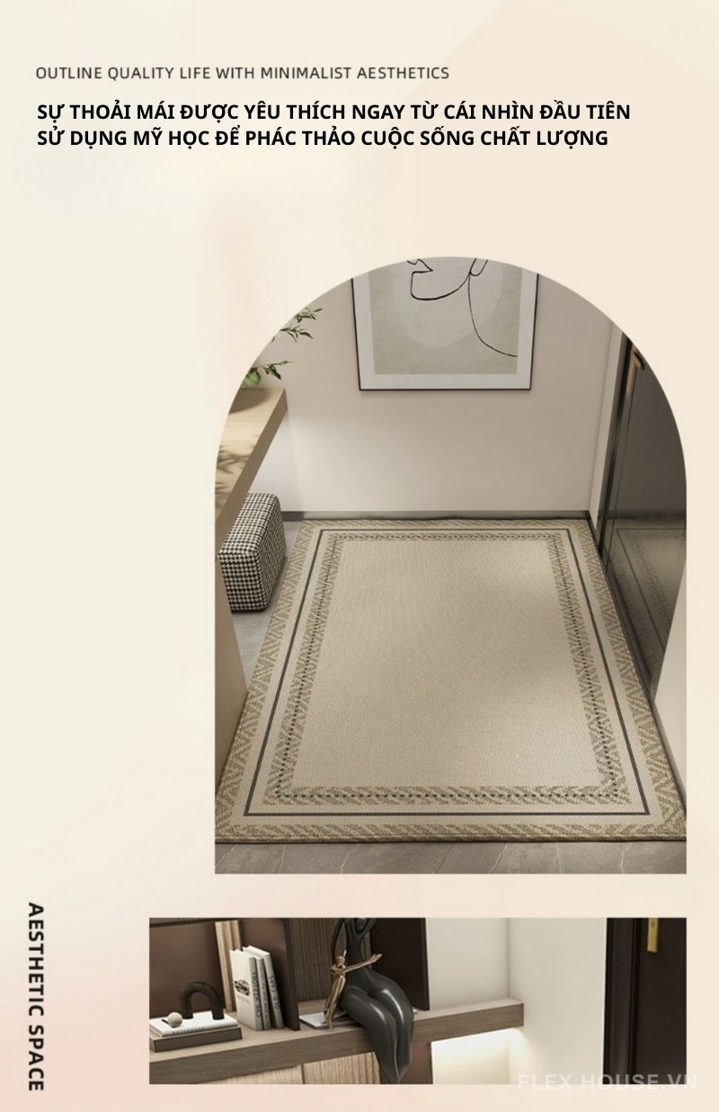 Thảm chùi chân cao cấp cửa chính cửa ra vào XF8975