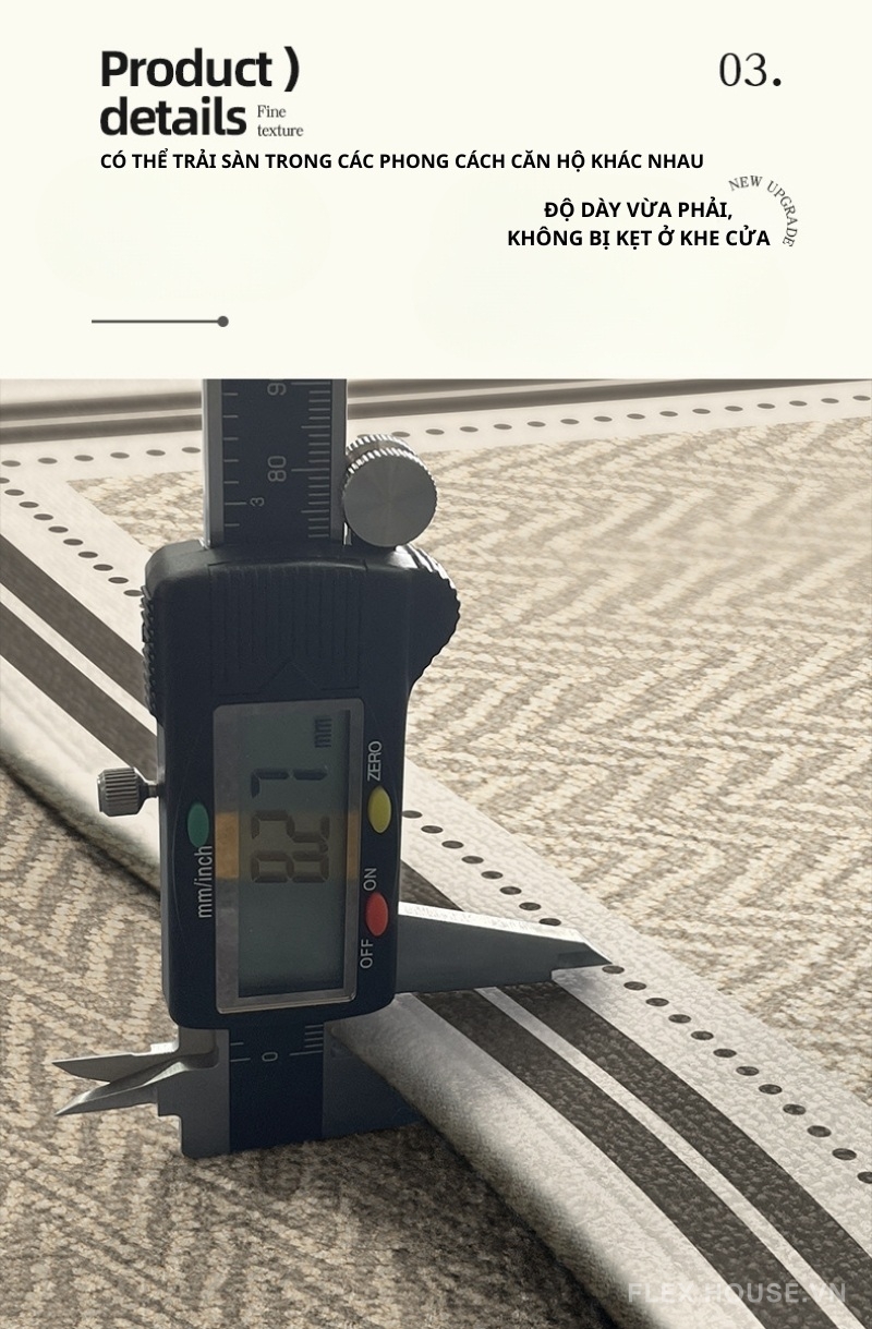 Thảm chùi chân cao cấp cửa chính cửa ra vào XF8975