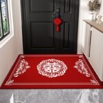 Thảm chùi chân Song Hỷ Phúc Lộc decor lễ tết XF2557.01