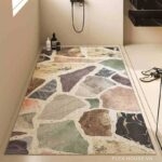 Thảm lót sàn nhà tắm PVC họa tiết vân đá cuội SH8456.04