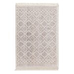 Thảm Ma-rốc dệt nổi 3D tua rua sợi nhiều màu XF5382