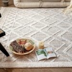 Thảm Ma-rốc dệt nổi 3D tua rua sợi nhiều màu XF5382