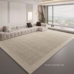 Thảm phòng khách hiện đại kẻ sọc tối giản XF3099