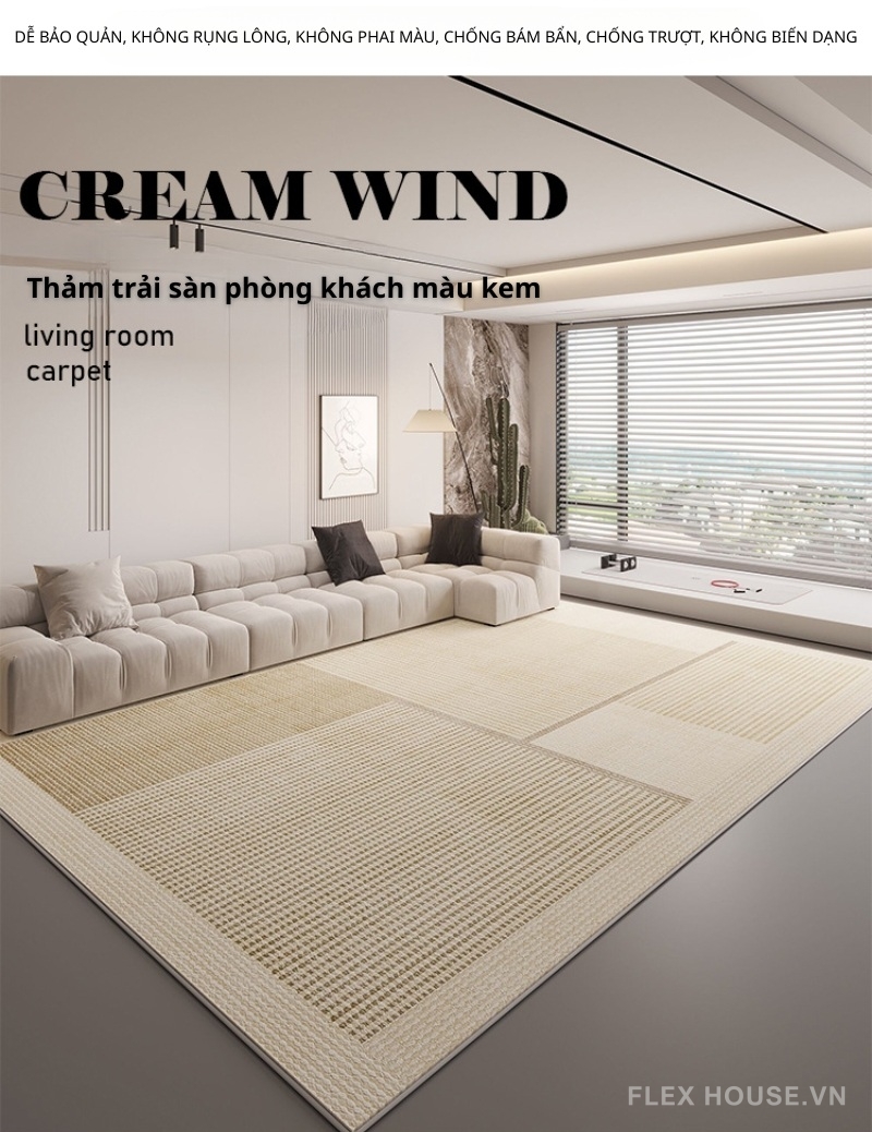 Thảm polyester dệt kiểu sisal hiện đại XF3095 1 Thảm polyester dệt kiểu sisal hiện đại XF3095