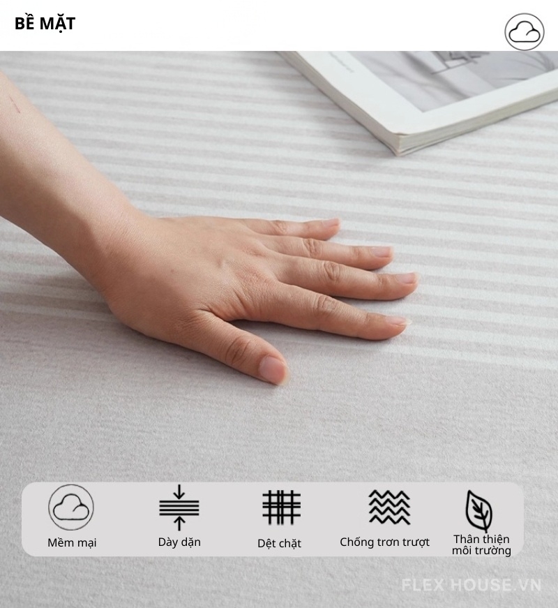 Thảm trải sàn phòng khách phòng thiền Zen Style XF3117 1 Thảm trải sàn phòng khách phòng thiền Zen Style XF3117