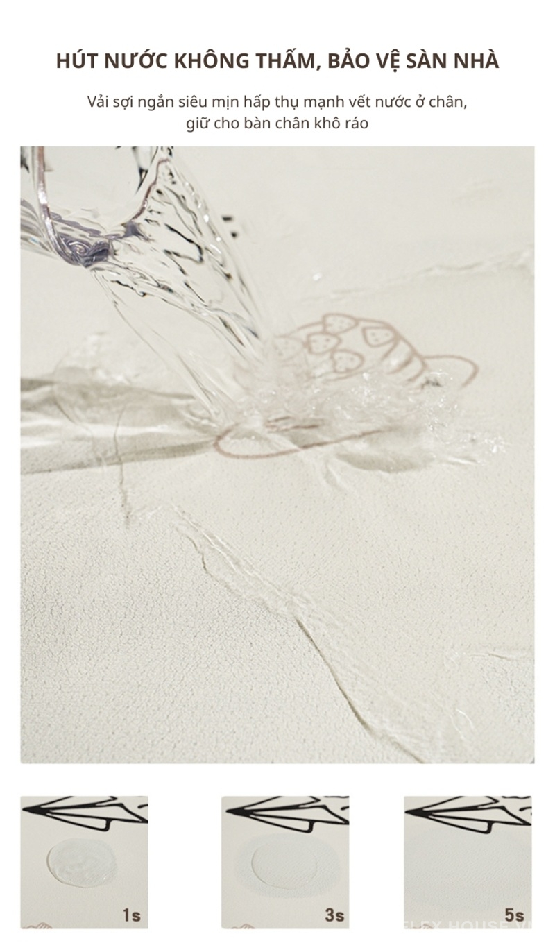 Thảm tảo cát chùi chân lót bát ăn thú cưng XF1480 1 Thảm tảo cát chùi chân lót bát ăn thú cưng XF1480