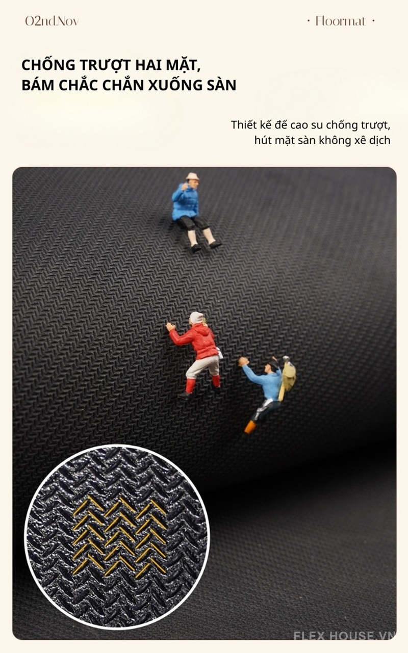 Thảm tảo cát viền khung hoạt hình cute XF1643 3 Thảm tảo cát viền khung hoạt hình cute XF1643