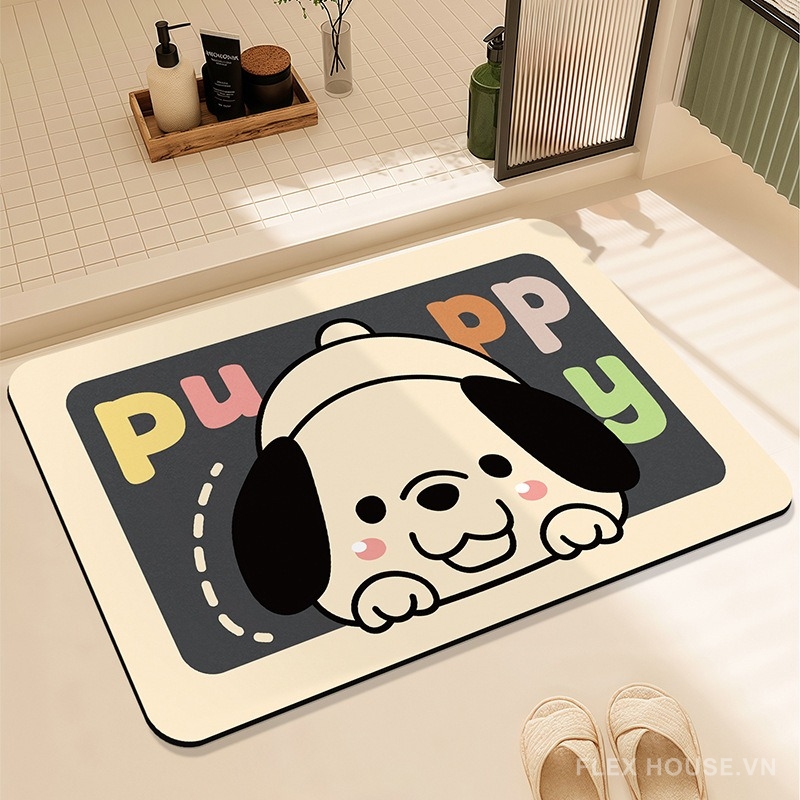 tham-tao-cat-vien-khung-hoat-hinh-cute-xf1643-01 Thảm tảo cát viền khung hoạt hình cute XF1643.01