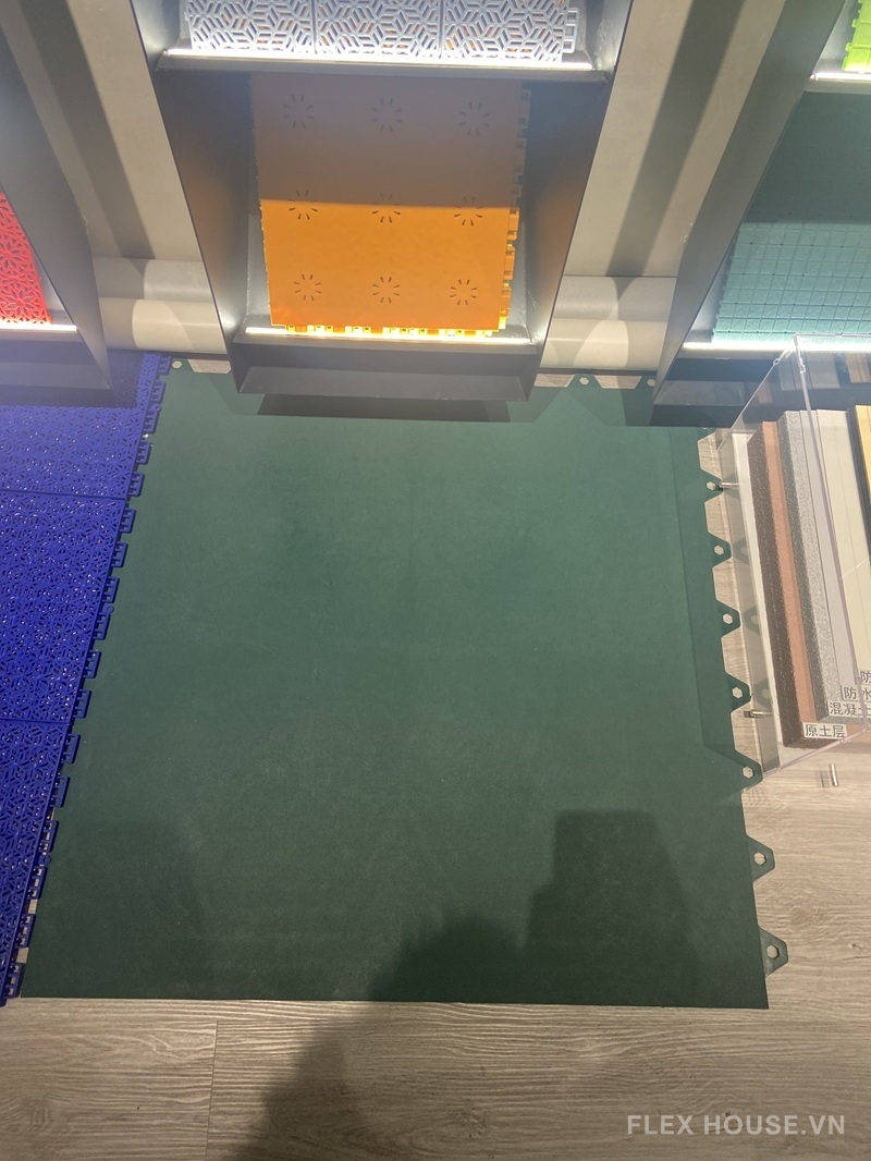 Thảm TPE không mùi lót phòng gym sân pickleball GV16 8 Thảm TPE không mùi lót phòng gym sân pickleball GV16 1