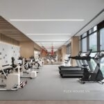 Thảm TPE không mùi lót phòng gym sân pickleball GV16