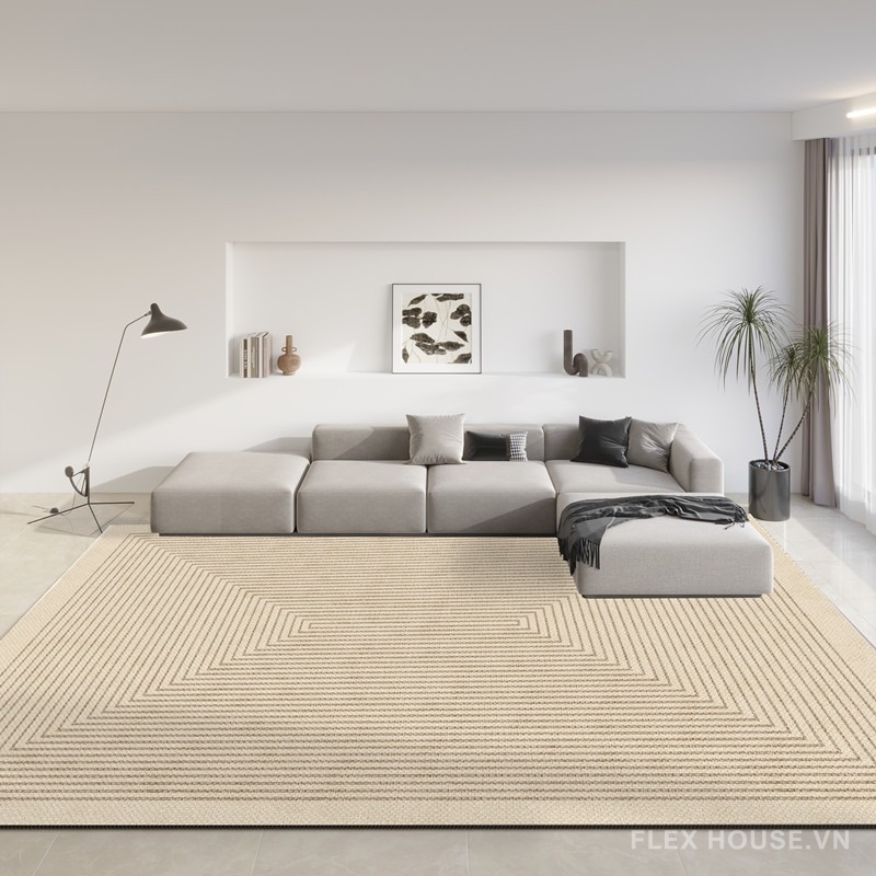 Thảm trải phòng ngủ đường viền lồng lớp XF3098 6 Thảm trải phòng ngủ đường viền lồng lớp XF3098