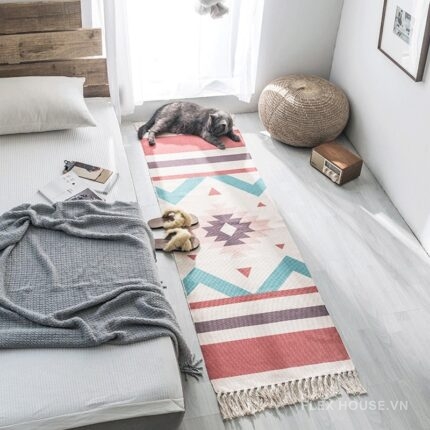 Thảm trải phòng ngủ họa tiết ngôi sao Navajo XF8389