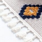 Thảm trải sàn họa tiết đường gấp và kim cương XF5387