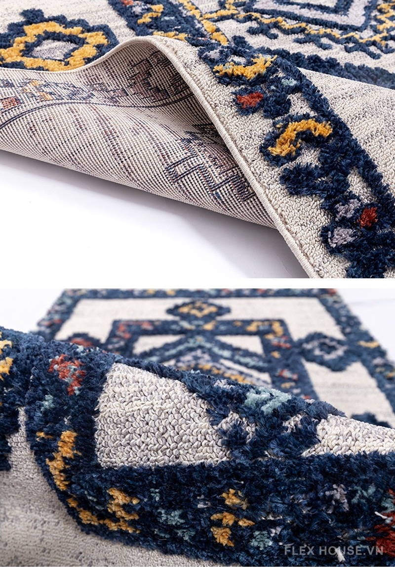 Thảm trải sàn họa tiết Tribal Trung Đông XF5385 3 Thảm trải sàn họa tiết Tribal Trung Đông XF5385