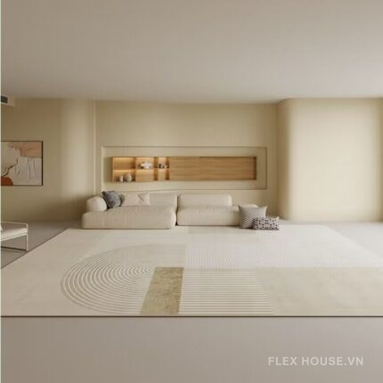 Thảm trải sàn phòng khách phòng thiền Zen Style XF3117