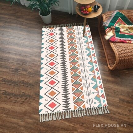 Thảm trải sàn Tribal sắc màu miền viễn Tây XF8396.02