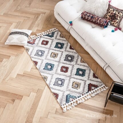 Thảm trải sofa bàn trà sắc màu Bohemian XF5388