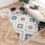 Thảm trải sofa bàn trà sắc màu Bohemian XF5388