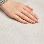 Thảm trang trí đế nhung chấm bi chống trượt XF3103