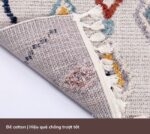 Thảm trang trí họa tiết kim cương đa sắc XF5384