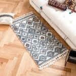 Thảm trang trí họa tiết kim cương liên hoàn XF5389