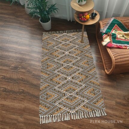 Thảm trang trí hoa văn truyền thống bản địa XF8394.01