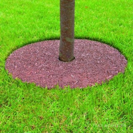 Vòng đệm cao su phủ gốc cây ngăn cỏ dại GV194