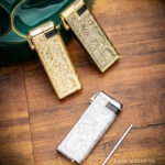 Bật lửa cigar khắc nổi tinh xảo cổ điển LBS2075
