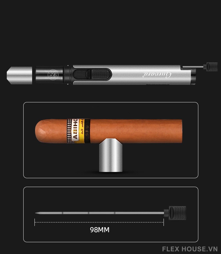 Bật lửa xì gà chống gió bốn trong một RAG1156 6 Bật lửa xì gà chống gió bốn trong một RAG1156 11