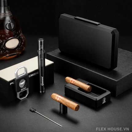 Bộ phụ kiện cigar cao cấp 5 món đa màu CGL2322