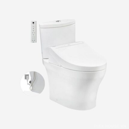 Bồn cầu 2 khối nắp rửa điện tử TOTO CS838DW14