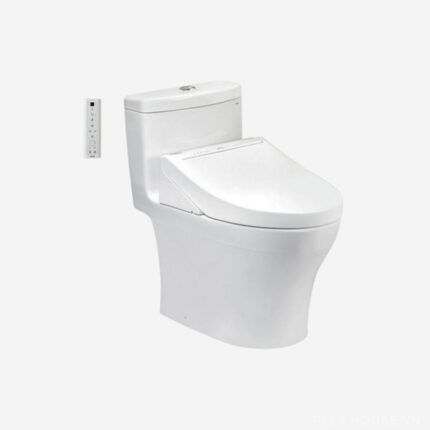 Bồn cầu liền khối nắp rửa điện tử TOTO MS889CDRW15