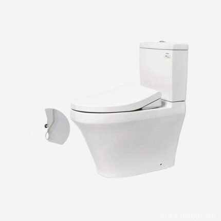 Bồn cầu men sứ 2 khối nắp êm TOTO CS945PDE4