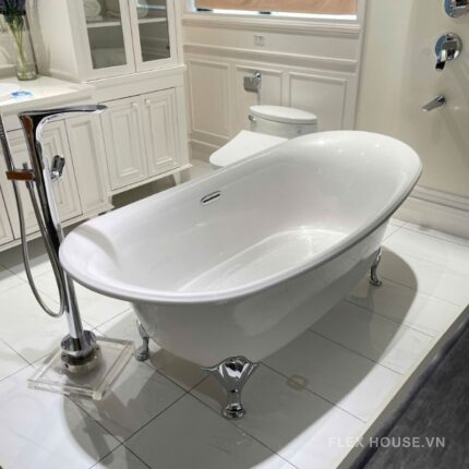 Bồn tắm lập thể cao cấp chân bạc TOTO PPY1806PWNE.S