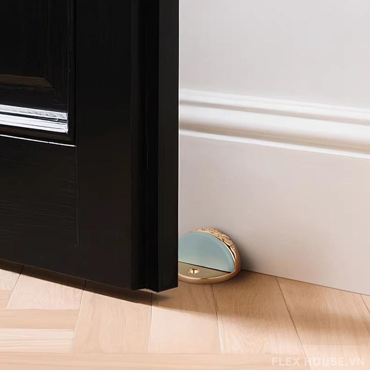 Chặn cửa mu rùa bằng đồng cổ điển Pháp HD323 12 Chặn cửa mu rùa bằng đồng cổ điển Pháp HD323 18