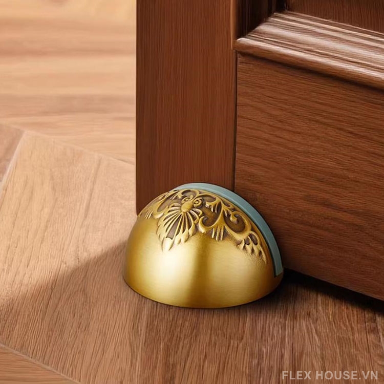Chặn cửa mu rùa bằng đồng cổ điển Pháp HD323 14 Chặn cửa mu rùa bằng đồng cổ điển Pháp HD323 20
