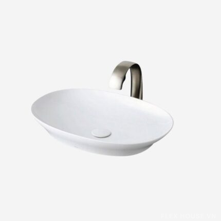 Chậu lavabo rửa mặt đặt bàn dáng nhỏ TOTO LT4724
