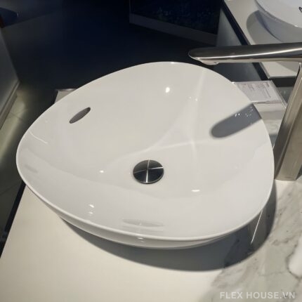 Chậu rửa mặt đặt bàn vành mỏng TOTO LT4704G19.XW