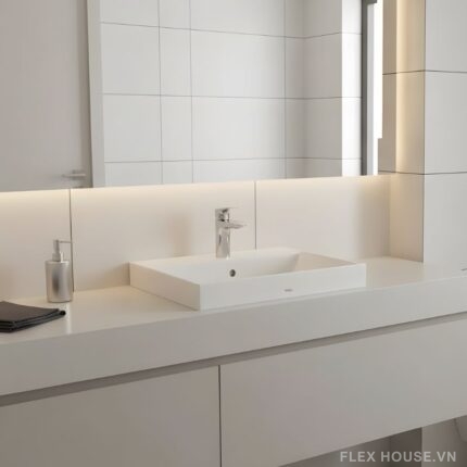 Chậu sứ lavabo đặt bàn men sứ TOTO LT710CSR