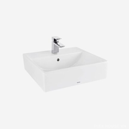 Chậu rửa mặt men sứ đặt bàn TOTO LT710CTR