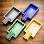 Gạt tàn cigar hợp kim kẽm hộp vuông hiện đại LBS1015