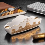 Gạt tàn cigar sứ họa tiết Vạn Lý Trường Thành CGL0871